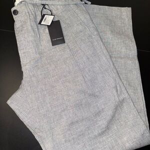 Club Monaco Gray/Blue Linen Pants